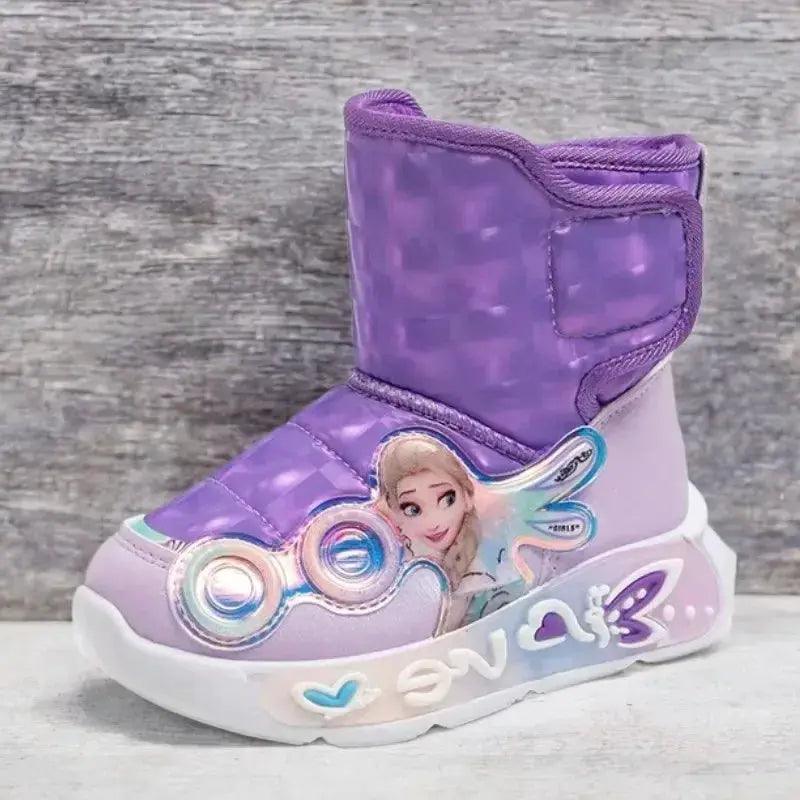  Disney Frozen Elsa Kids Snow Boots Waterproof Non Slip -  ToylandEU™