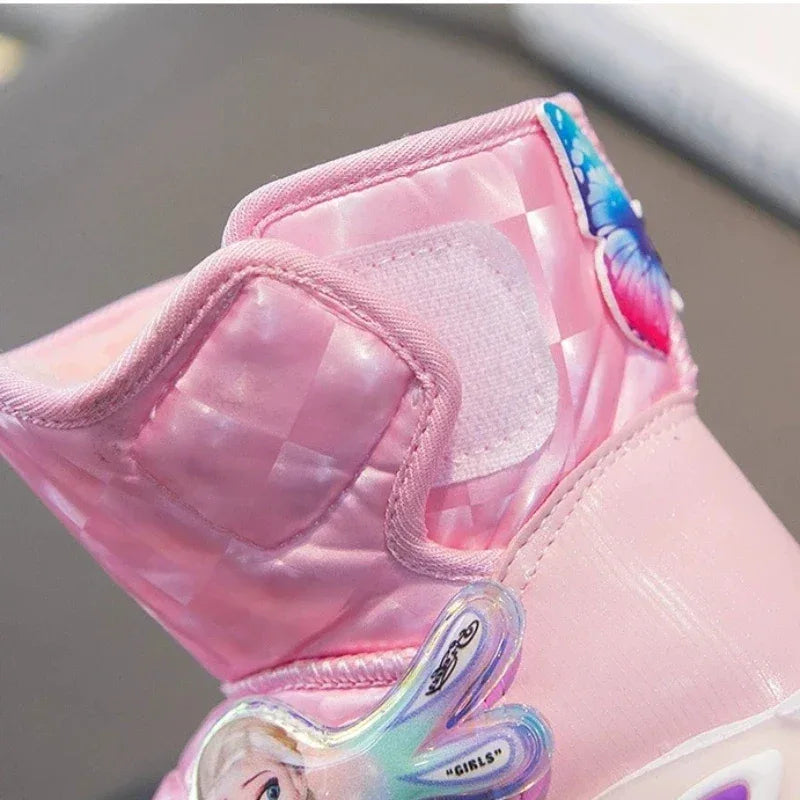 Disney Frozen Elsa Kids Snow Boots Waterproof Non Slip - ToylandEU
