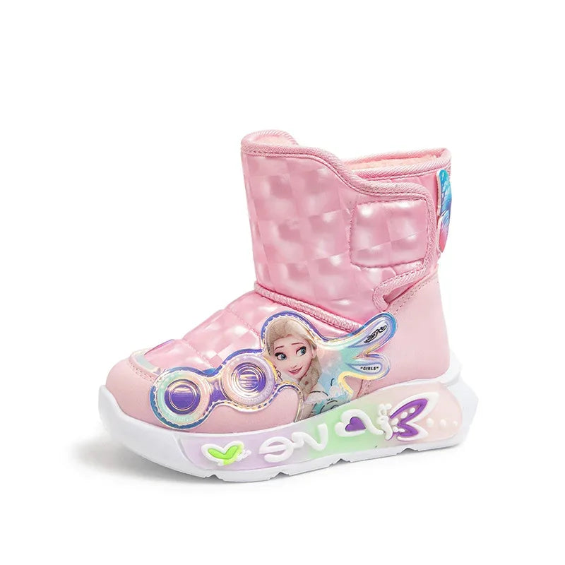Disney Frozen Elsa Kids Snow Boots Waterproof Non Slip - ToylandEU