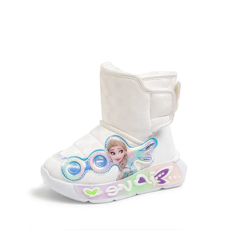 Disney Frozen Elsa Kids Snow Boots Waterproof Non Slip - ToylandEU