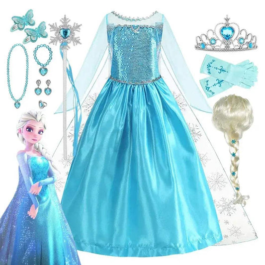  Disney Frozen Elsa Snow Queen Dress Sparkle Design - Disney -  ToylandEU™