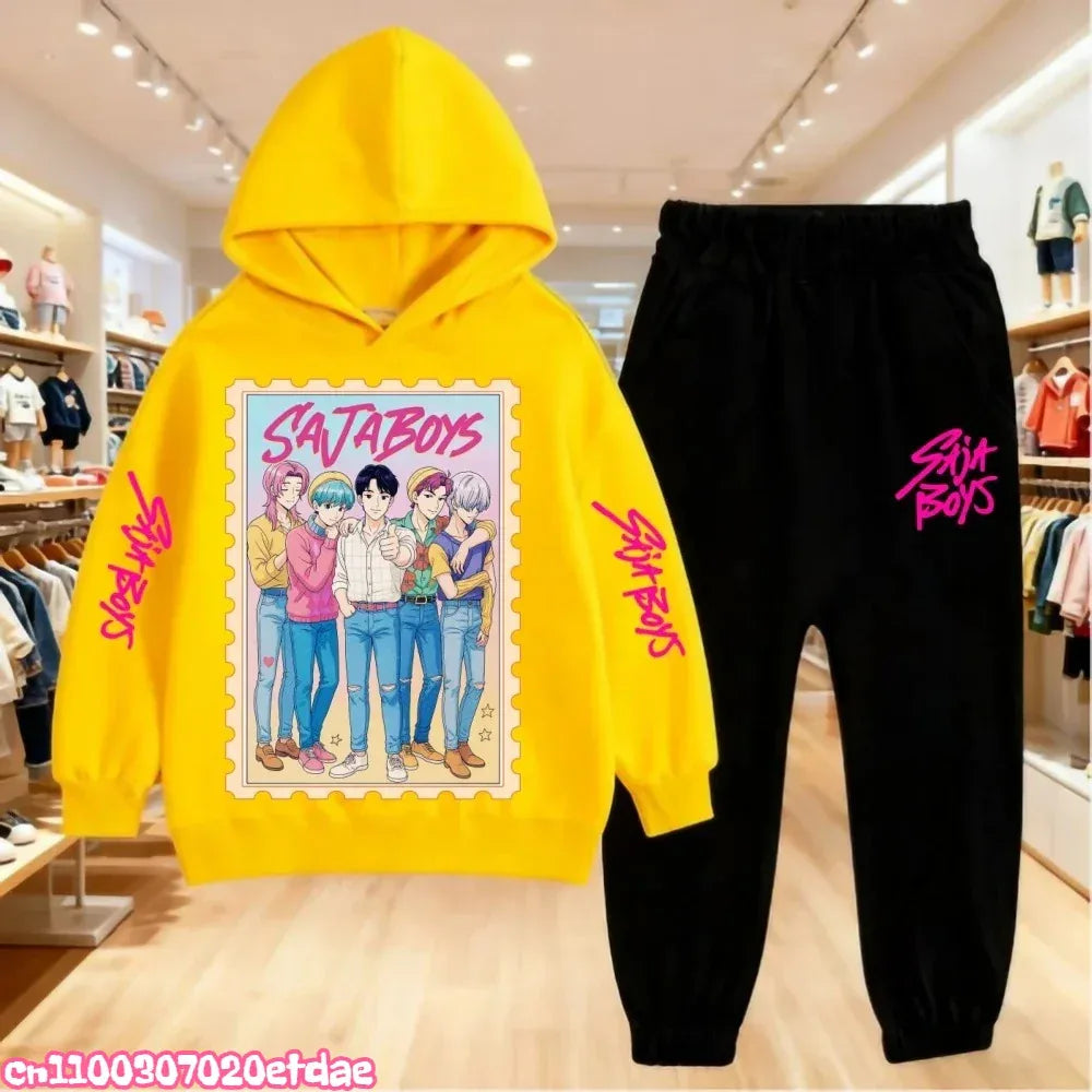 Disney Kids 2 Piece Pullover Hoodie And Pants Set Polyester Unisex 7 To 13Y - ToylandEU