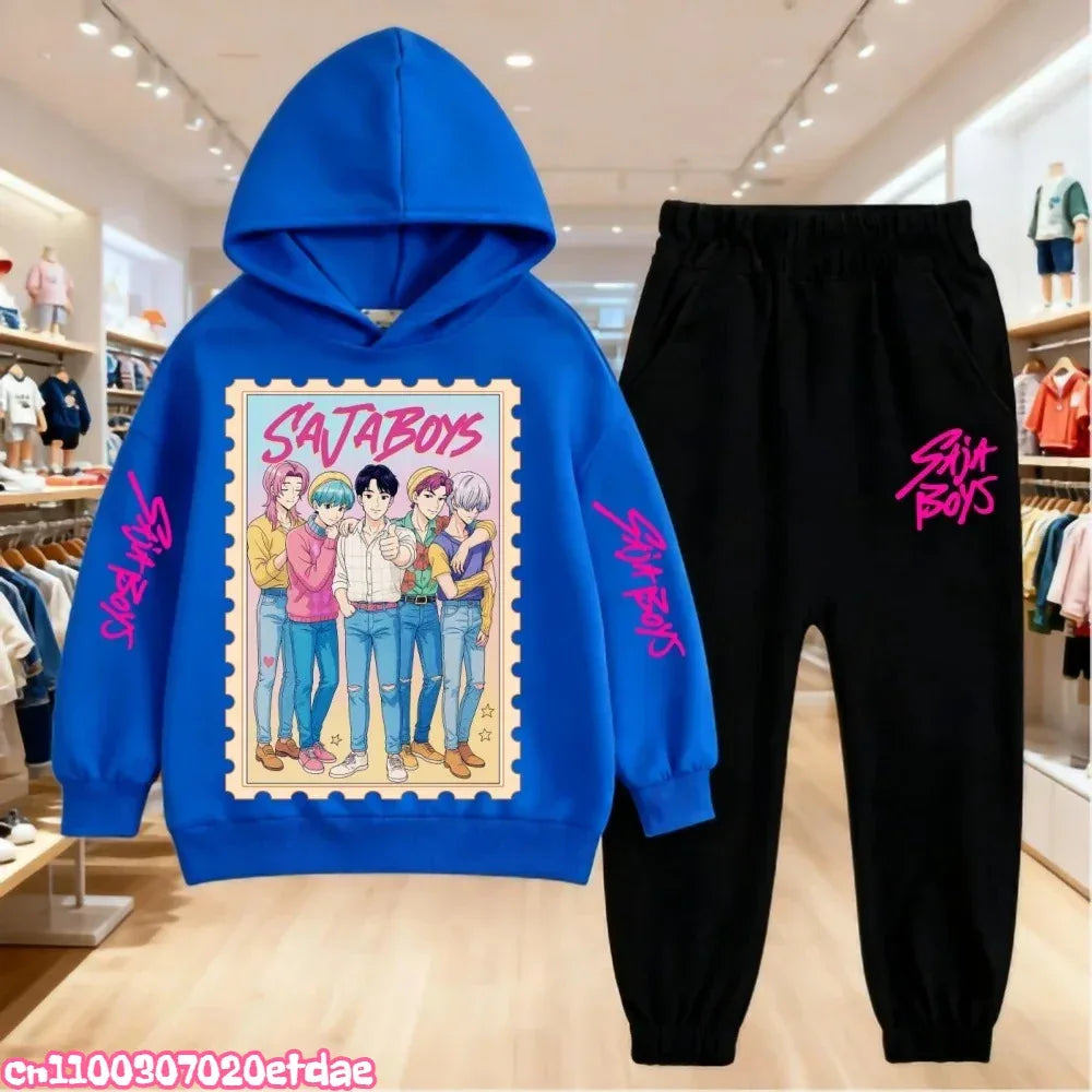 Disney Kids 2 Piece Pullover Hoodie And Pants Set Polyester Unisex 7 To 13Y - ToylandEU