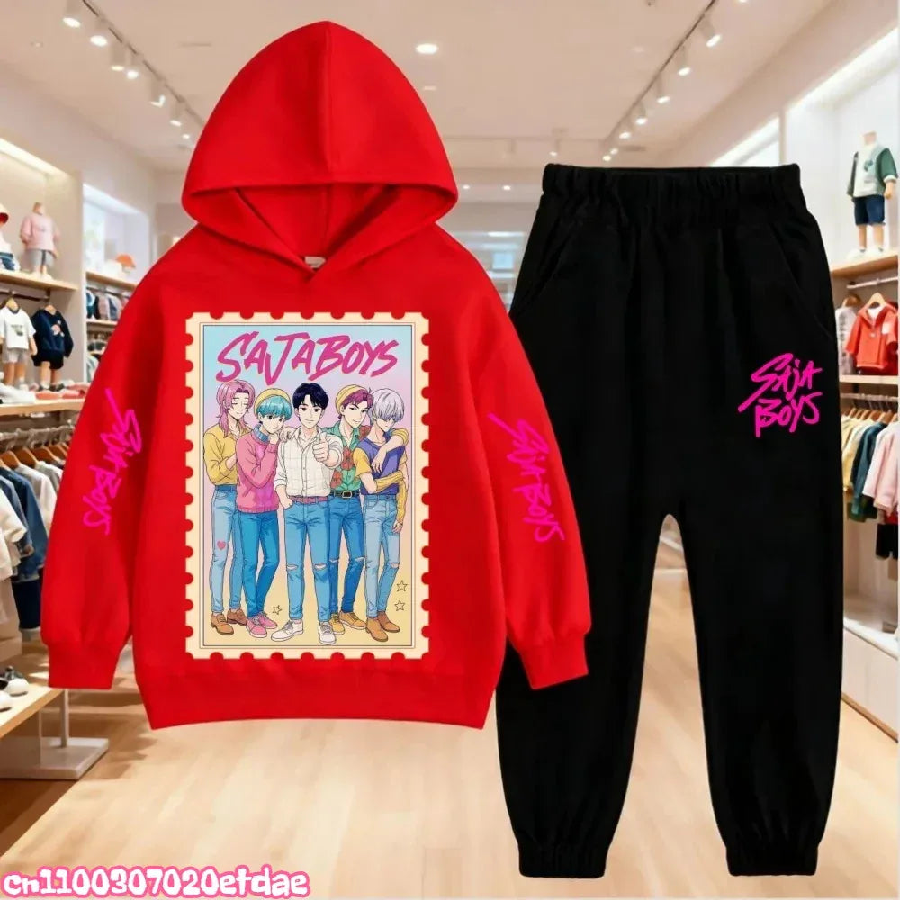 Disney Kids 2 Piece Pullover Hoodie And Pants Set Polyester Unisex 7 To 13Y - ToylandEU