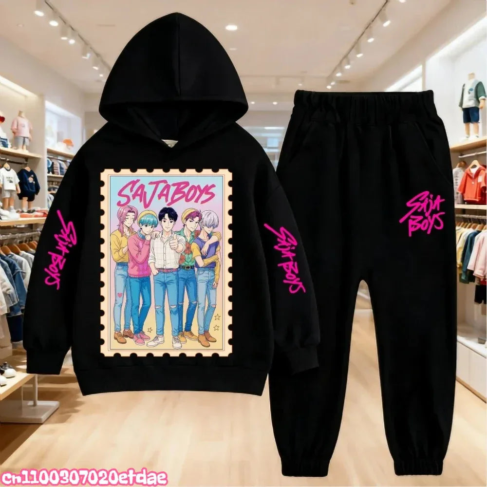 Disney Kids 2 Piece Pullover Hoodie And Pants Set Polyester Unisex 7 To 13Y - ToylandEU