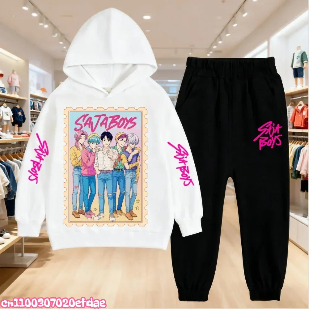 Disney Kids 2 Piece Pullover Hoodie And Pants Set Polyester Unisex 7 To 13Y - ToylandEU