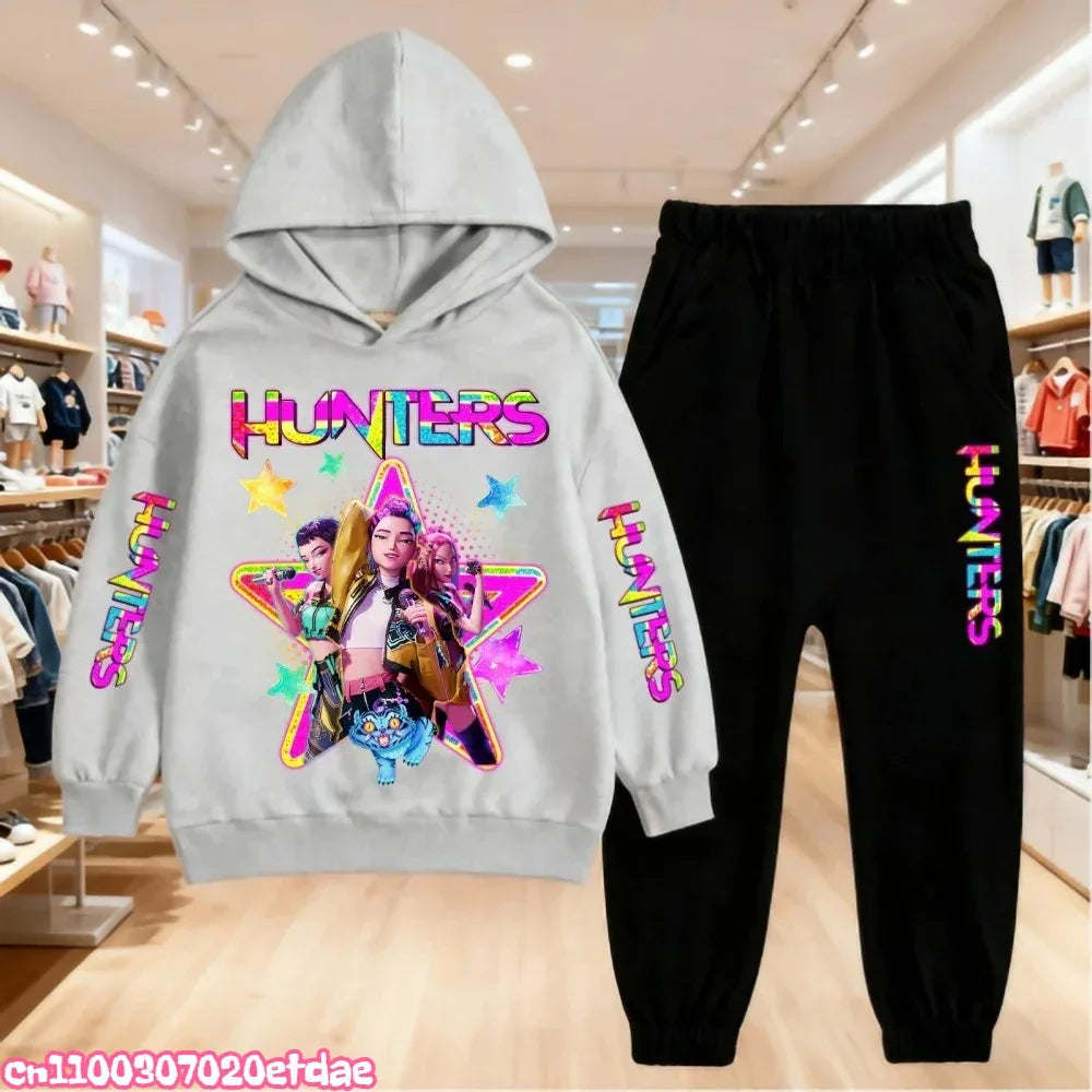 Disney Kids 2 Piece Pullover Hoodie And Pants Set Polyester Unisex 7 To 13Y - ToylandEU