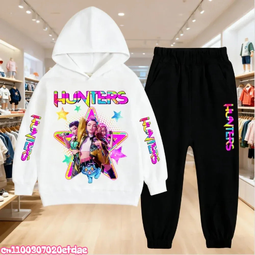 Disney Kids 2 Piece Pullover Hoodie And Pants Set Polyester Unisex 7 To 13Y - ToylandEU