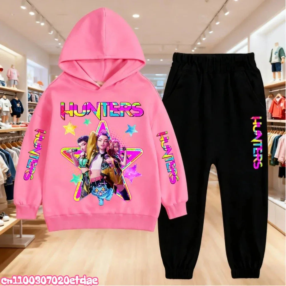 Disney Kids 2 Piece Pullover Hoodie And Pants Set Polyester Unisex 7 To 13Y - ToylandEU