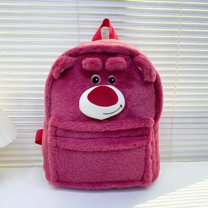 Disney Lotso Plush Backpack Large Capacity Kids School Bag - ToylandEU