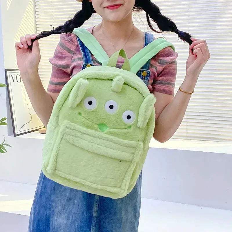 Disney Lotso Plush Backpack Large Capacity Kids School Bag - ToylandEU