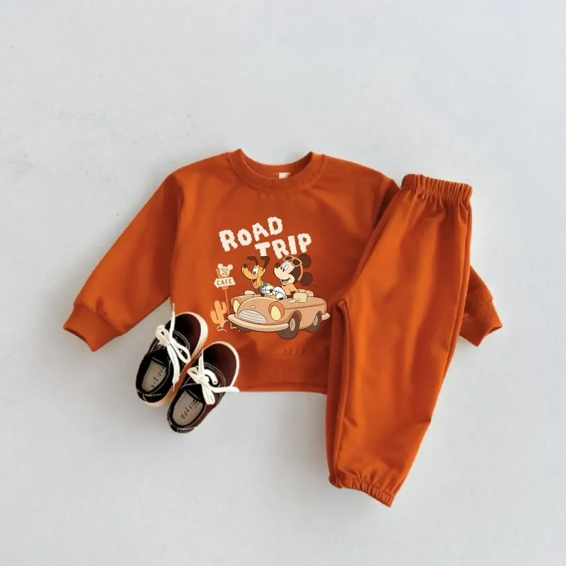 Disney Mickey 2pc Kids Hoodie Sweatshirt And Pants Set 1-3Y Cotton-Polyester - ToylandEU