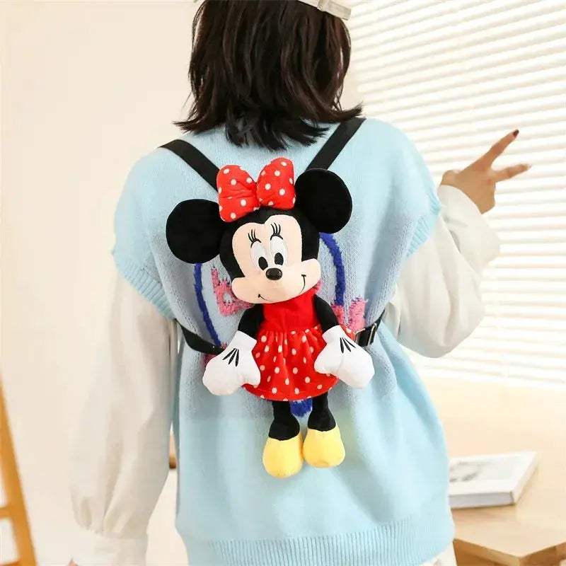 Disney Mickey Plush Backpack Soft Cartoon Bag For Girls - ToylandEU