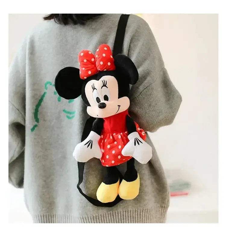 Disney Mickey Plush Backpack Soft Cartoon Bag For Girls - ToylandEU
