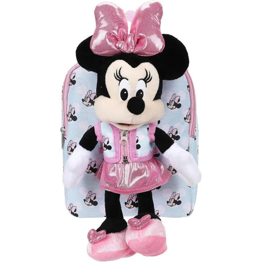  Disney Minnie Mouse Preschool Backpack 10 Inch Plush 