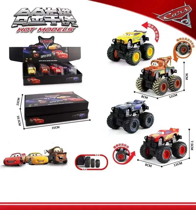 Disney Pixar Cars Pullback Toy Set With Lightning McQueen - ToylandEU