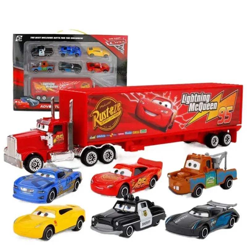 Disney Pixar Cars Pullback Toy Set With Lightning McQueen - ToylandEU