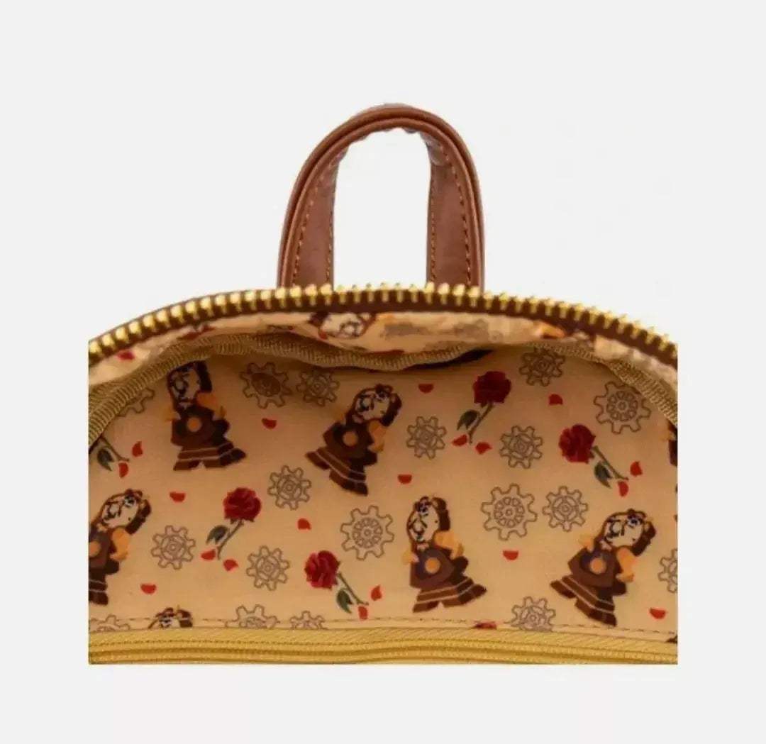 Disney Plush Cosplay Mini Backpack Scrump Cogsworth With Double Straps - ToylandEU