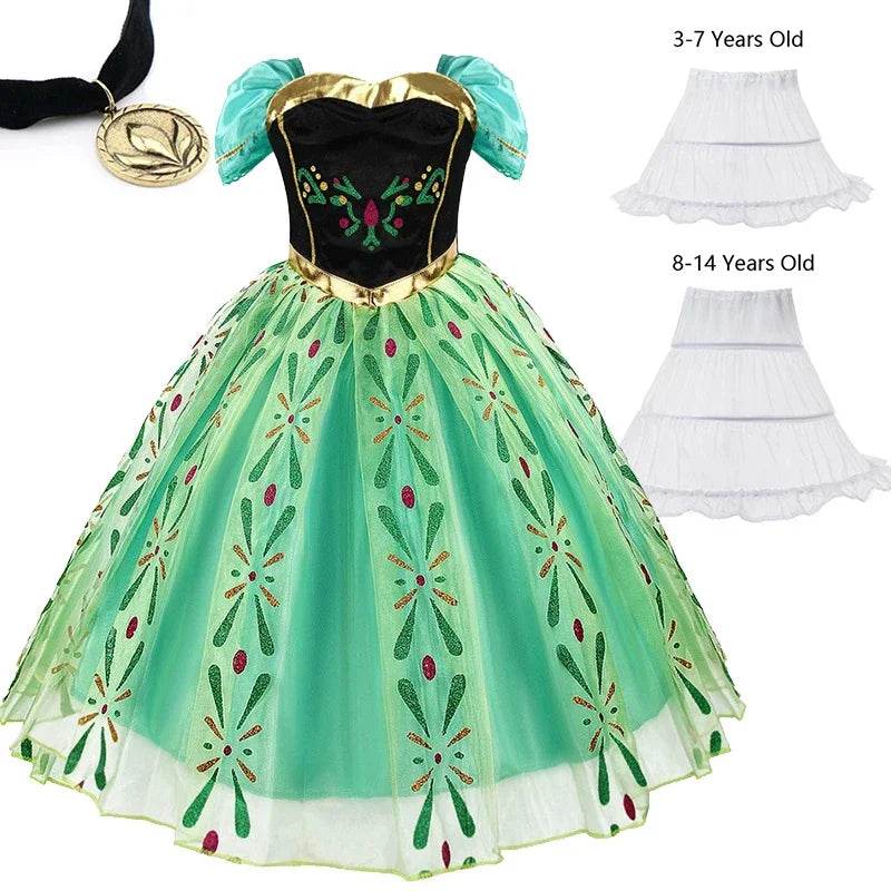 Disney Princess Dress Mesh Ball Gown For Girls Birthday - ToylandEU
