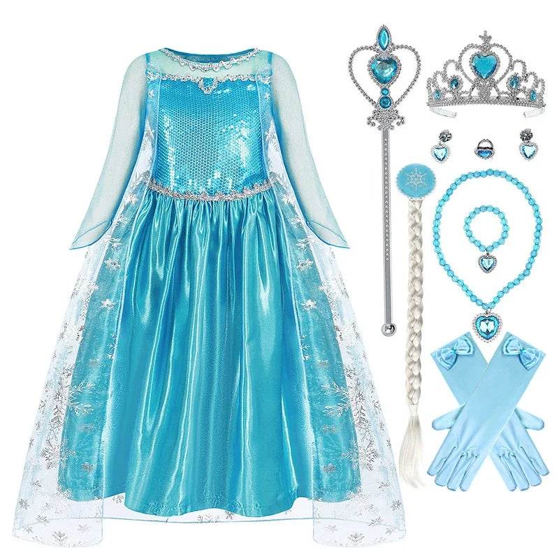 Disney Princess Dress Mesh Ball Gown For Girls Birthday - ToylandEU