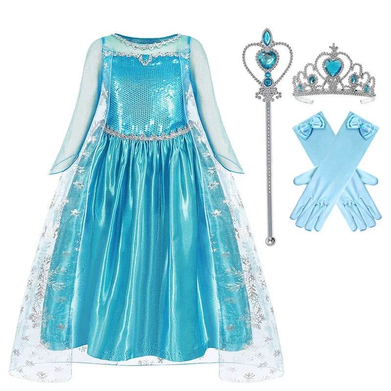 Disney Princess Dress Mesh Ball Gown For Girls Birthday - ToylandEU