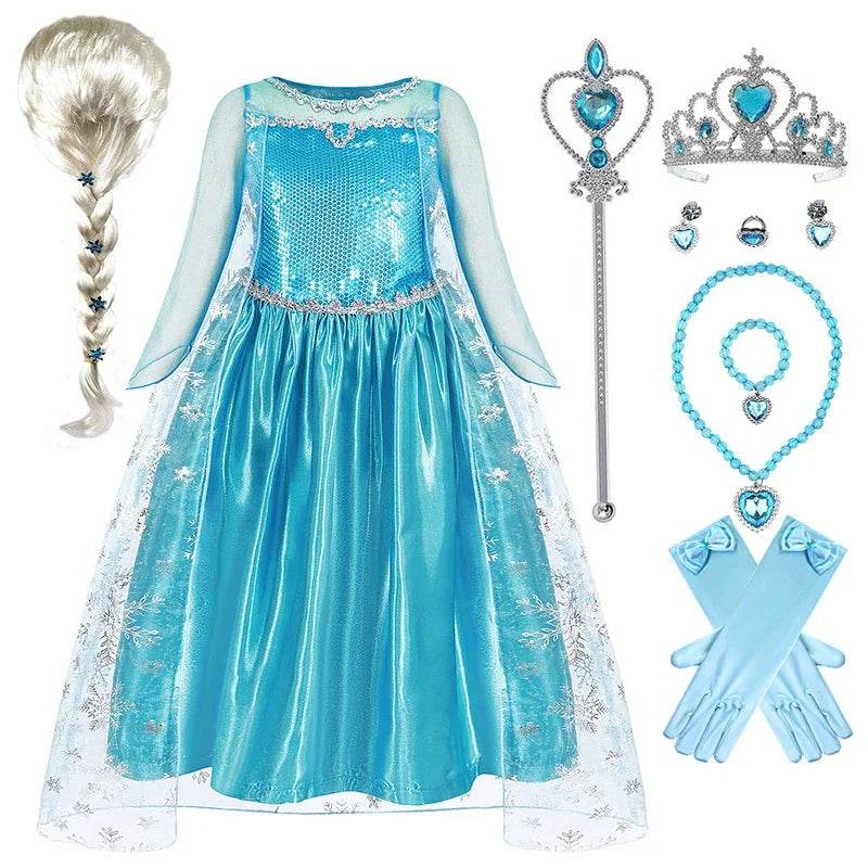 Disney Princess Dress Mesh Ball Gown For Girls Birthday - ToylandEU