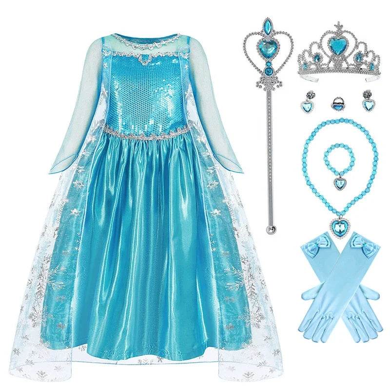 Disney Princess Dress Mesh Ball Gown For Girls Birthday - ToylandEU