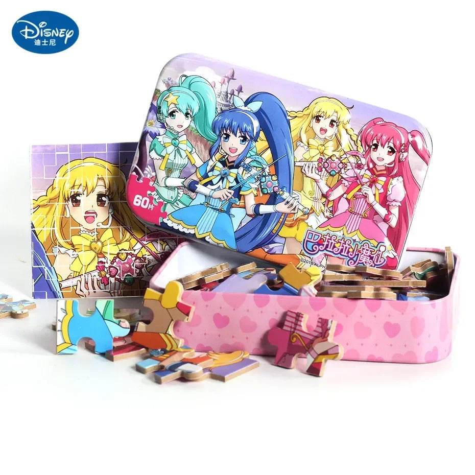 Disney Princess Frozen Spider-Man 60-Piece Wooden Puzzle Toy - ToylandEU