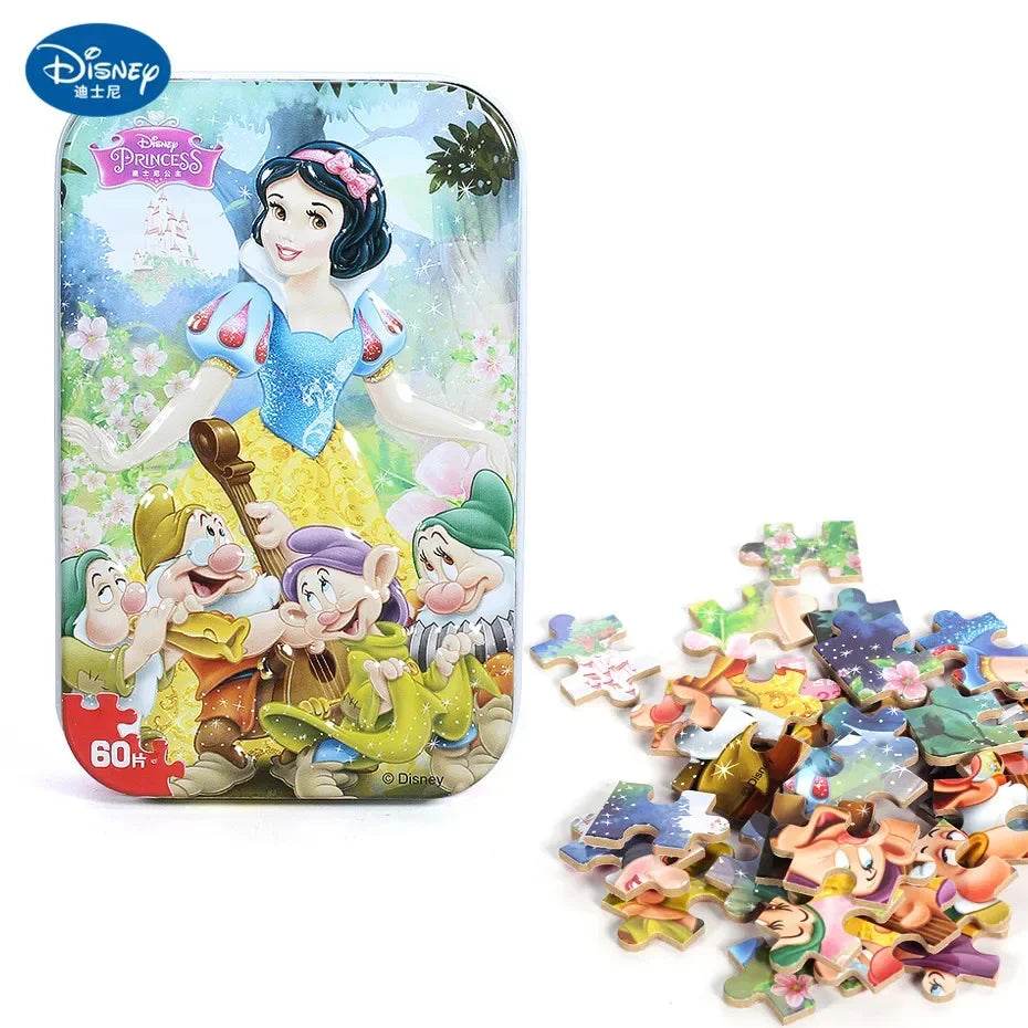 Disney Princess Frozen Spider-Man 60-Piece Wooden Puzzle Toy - ToylandEU