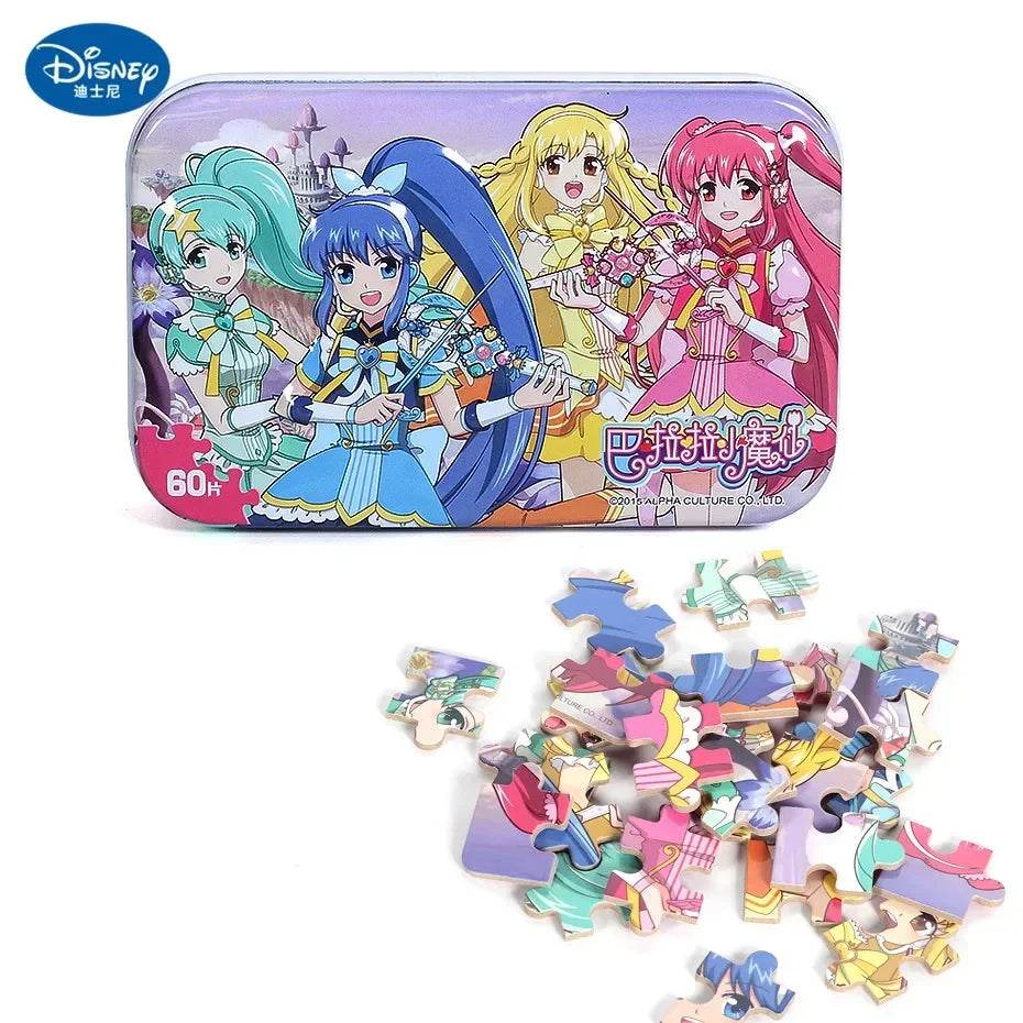 Disney Princess Frozen Spider-Man 60-Piece Wooden Puzzle Toy - ToylandEU