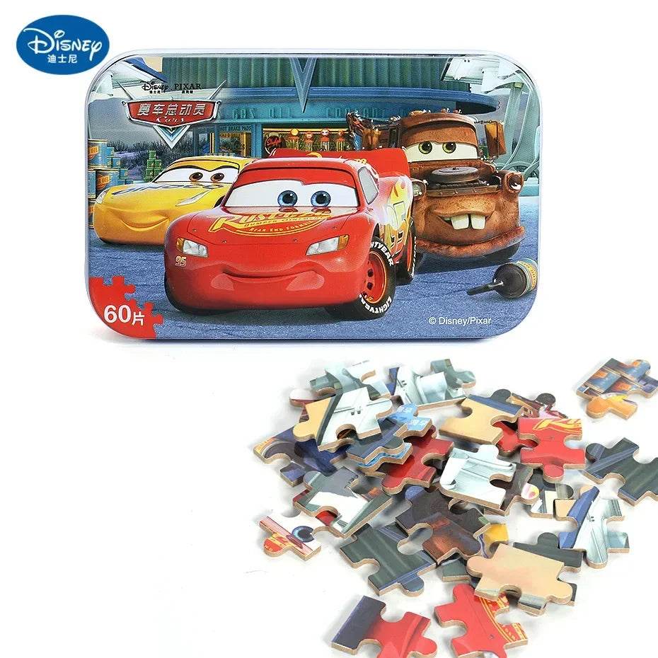 Disney Princess Frozen Spider-Man 60-Piece Wooden Puzzle Toy - ToylandEU