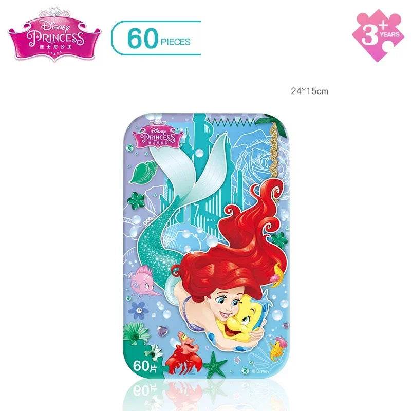 Disney Princess Frozen Spider-Man 60-Piece Wooden Puzzle Toy - ToylandEU