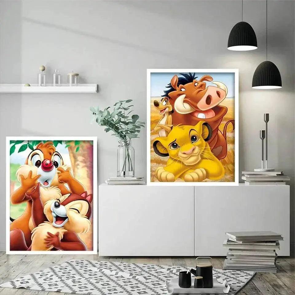  Disney Simba Cross Stitch Kit - Cartoon Art Needlework for Kids, Copper Embroidery Canvas Gift -  ToylandEU™