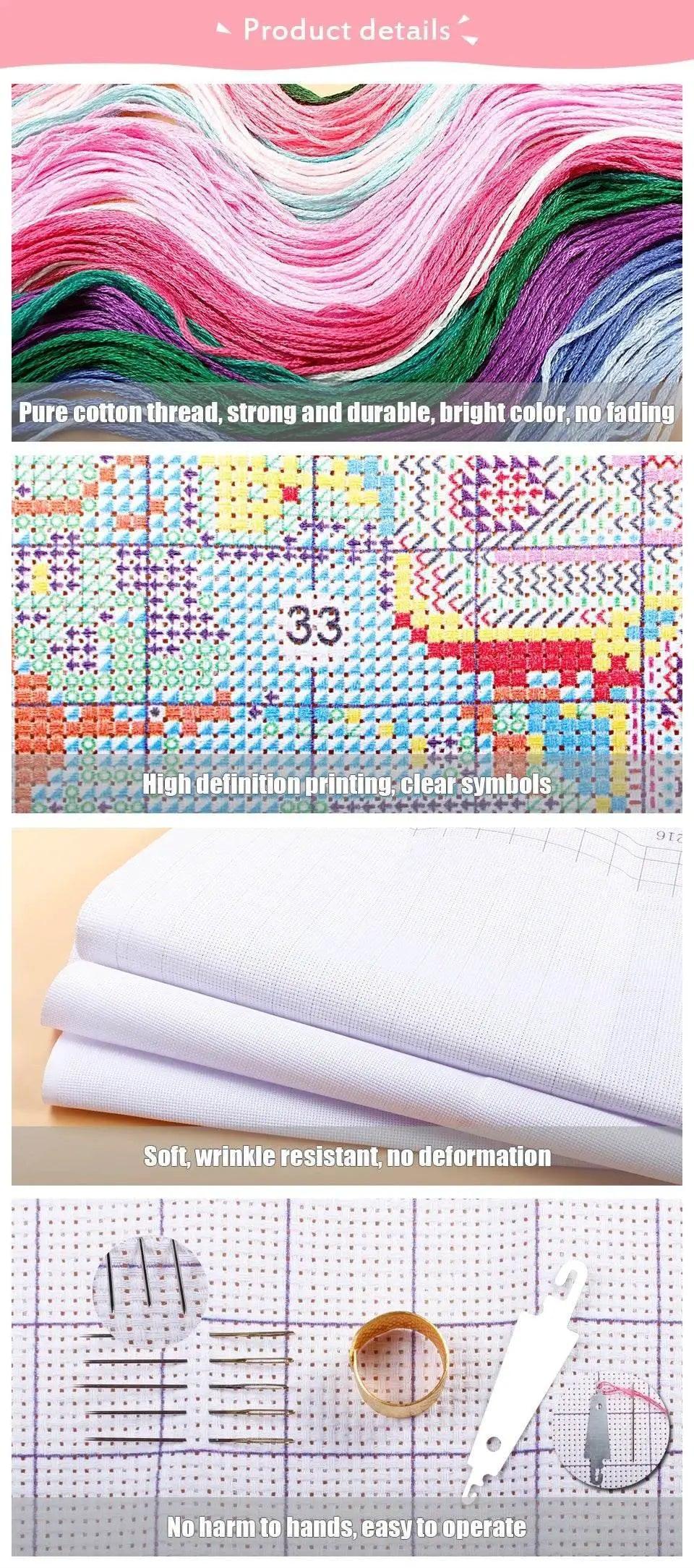  Disney Simba Cross Stitch Kit - Cartoon Art Needlework for Kids, Copper Embroidery Canvas Gift -  ToylandEU™