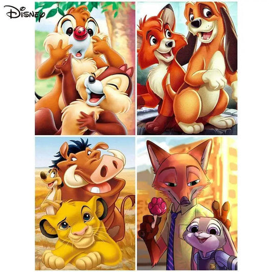  Disney Simba Cross Stitch Kit - Cartoon Art Needlework for Kids, Copper Embroidery Canvas Gift -  ToylandEU™