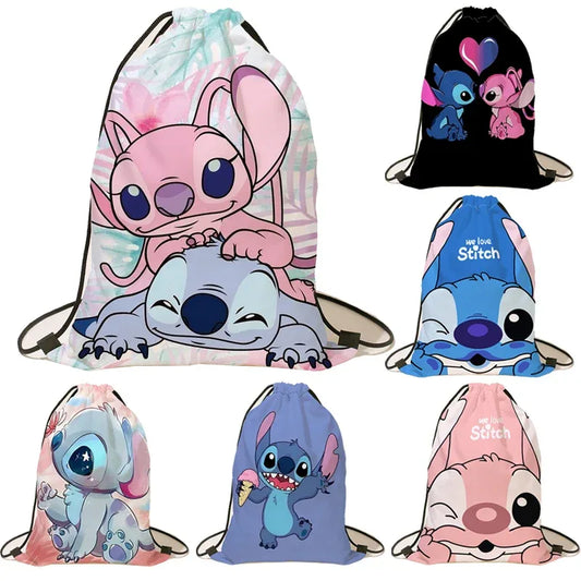 Disney Stitch Drawstring Backpack for Kids Unisex Party Gift - ToylandEU