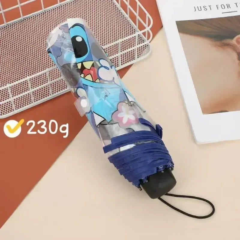 Disney Stitch Folding Umbrella Windproof Portable Cartoon Gift - ToylandEU