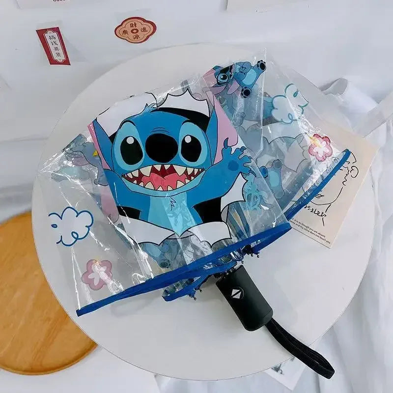 Disney Stitch Folding Umbrella Windproof Portable Cartoon Gift - ToylandEU