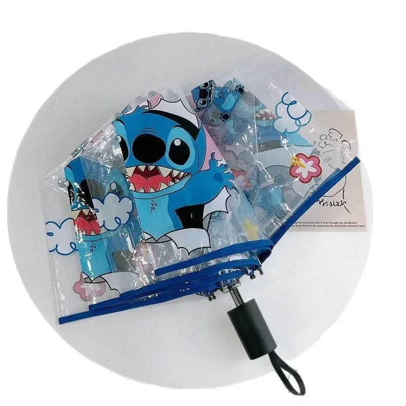Disney Stitch Folding Umbrella Windproof Portable Cartoon Gift - ToylandEU