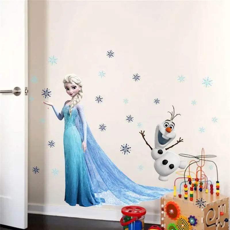  Magical 3D Frozen Princess Wall Decals Toyland EU -  ToylandEU™