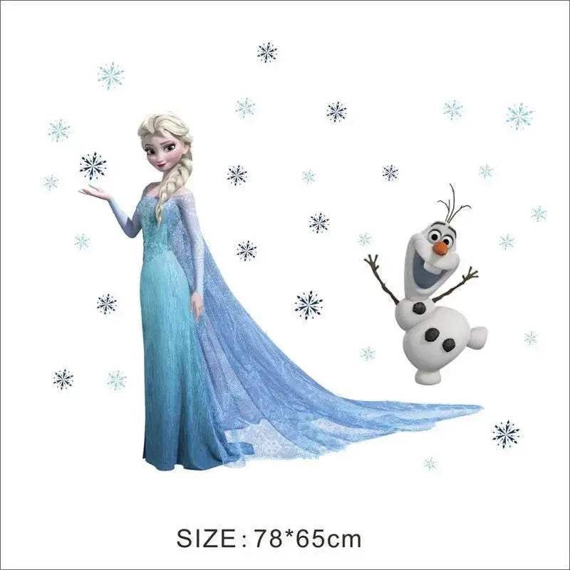  Magical 3D Frozen Princess Wall Decals Toyland EU -  ToylandEU™