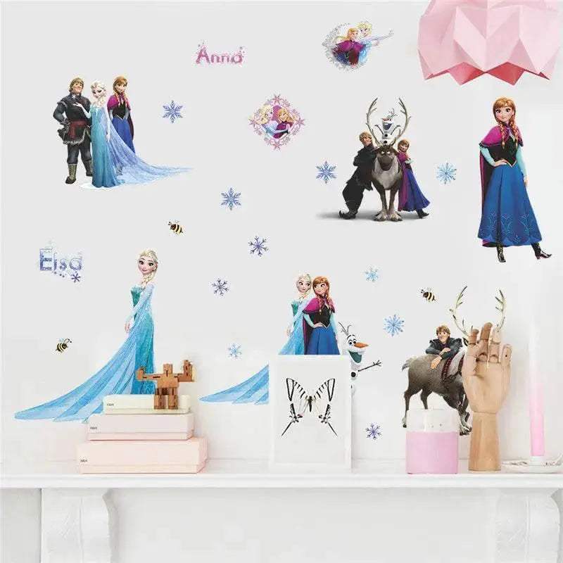  Magical 3D Frozen Princess Wall Decals Toyland EU -  ToylandEU™