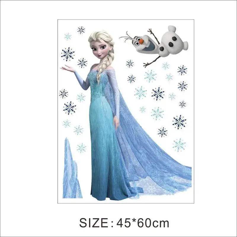  Magical 3D Frozen Princess Wall Decals Toyland EU -  ToylandEU™