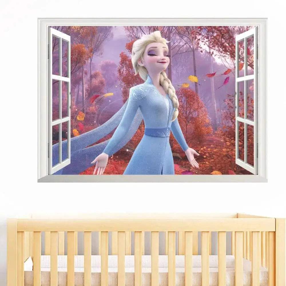 Magical 3D Frozen Princess Wall Decals Toyland EU -  ToylandEU™