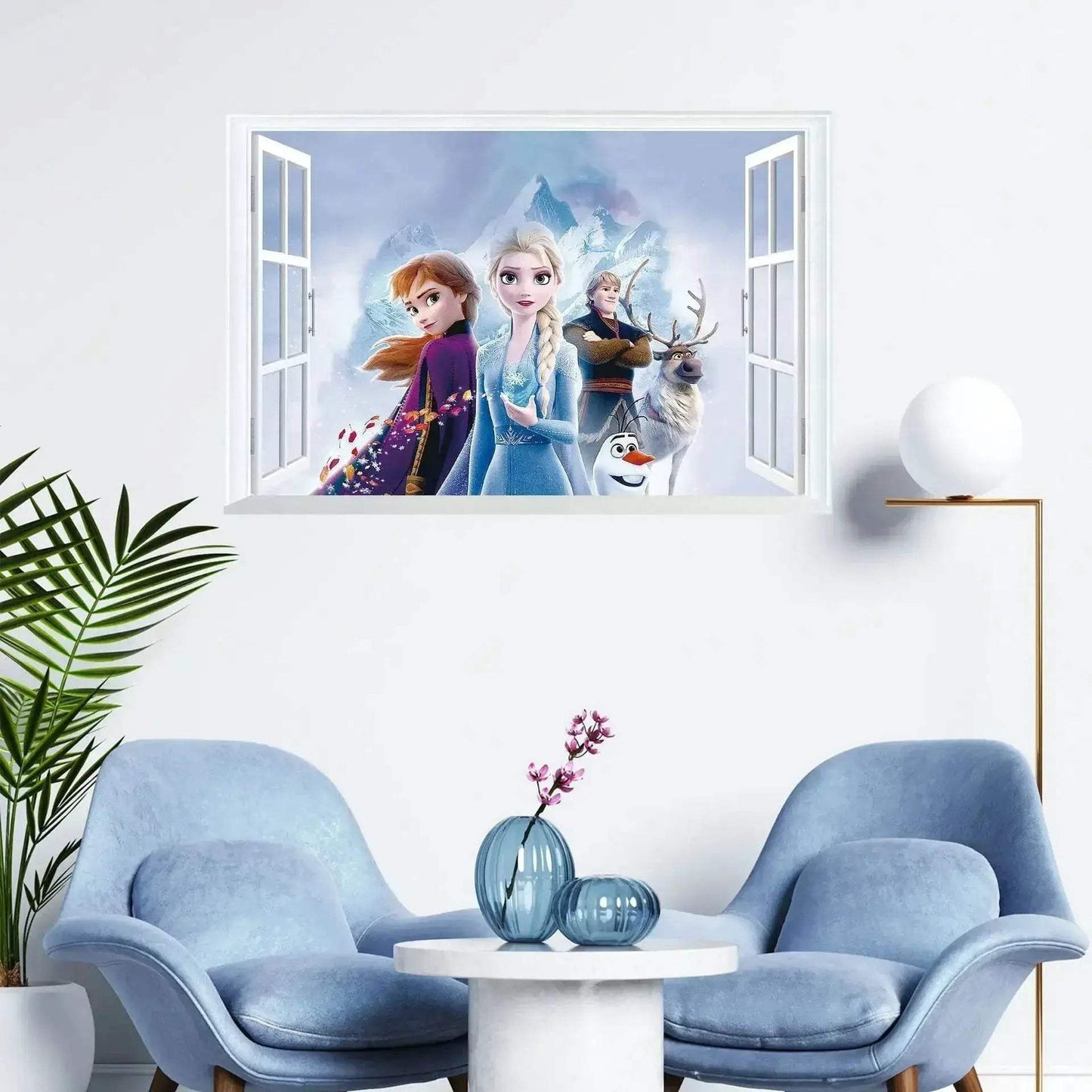  Magical 3D Frozen Princess Wall Decals Toyland EU -  ToylandEU™