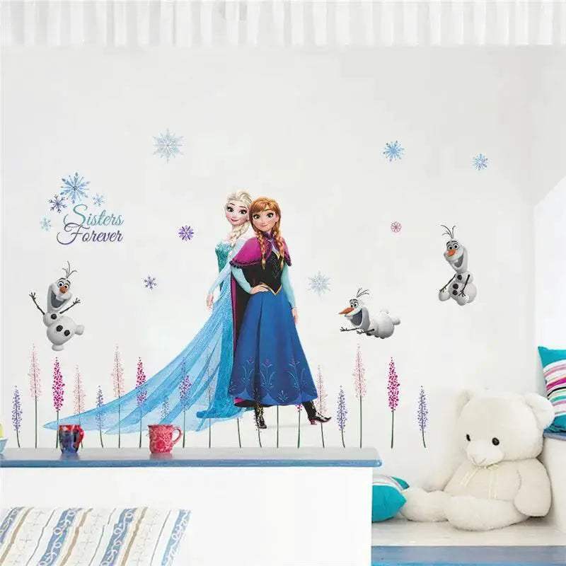  Magical 3D Frozen Princess Wall Decals Toyland EU -  ToylandEU™