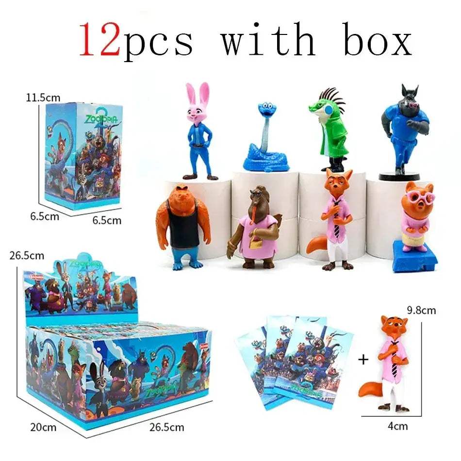 Disney Zootopia Judy and Nick Action Figures Blind Box Gift - ToylandEU