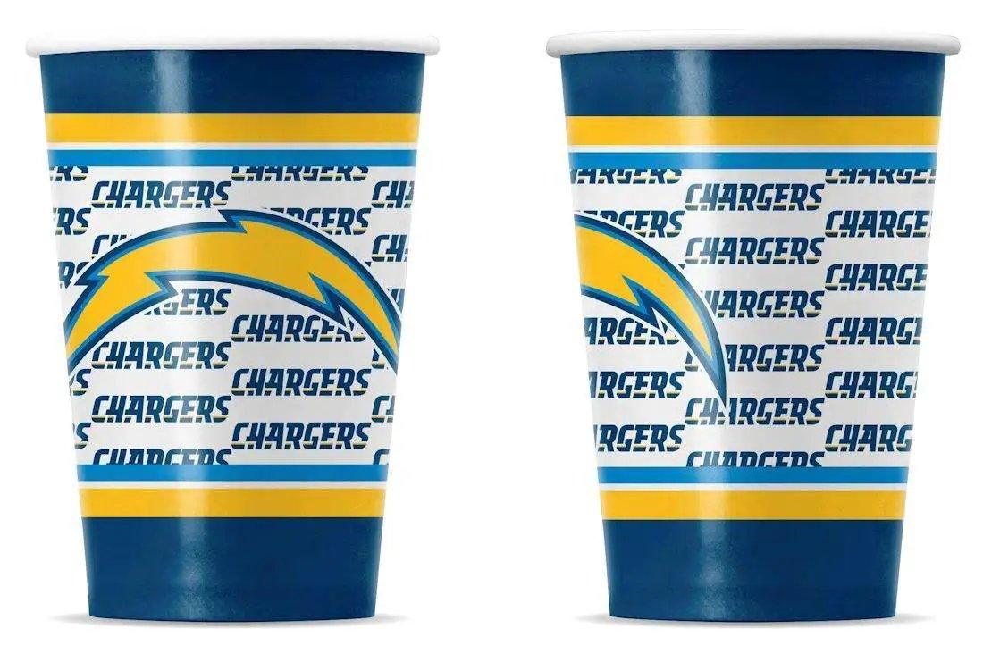 Los Angeles Chargers Disposable Paper Cups -  ToylandEU™