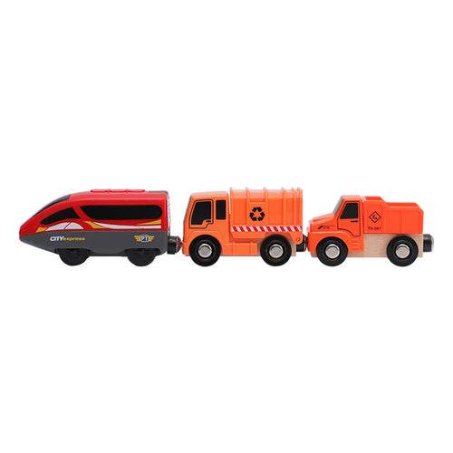Diverse 11-Style Electric Train Set - Fun Diecast Magnetic Cars for Kids - ToylandEU