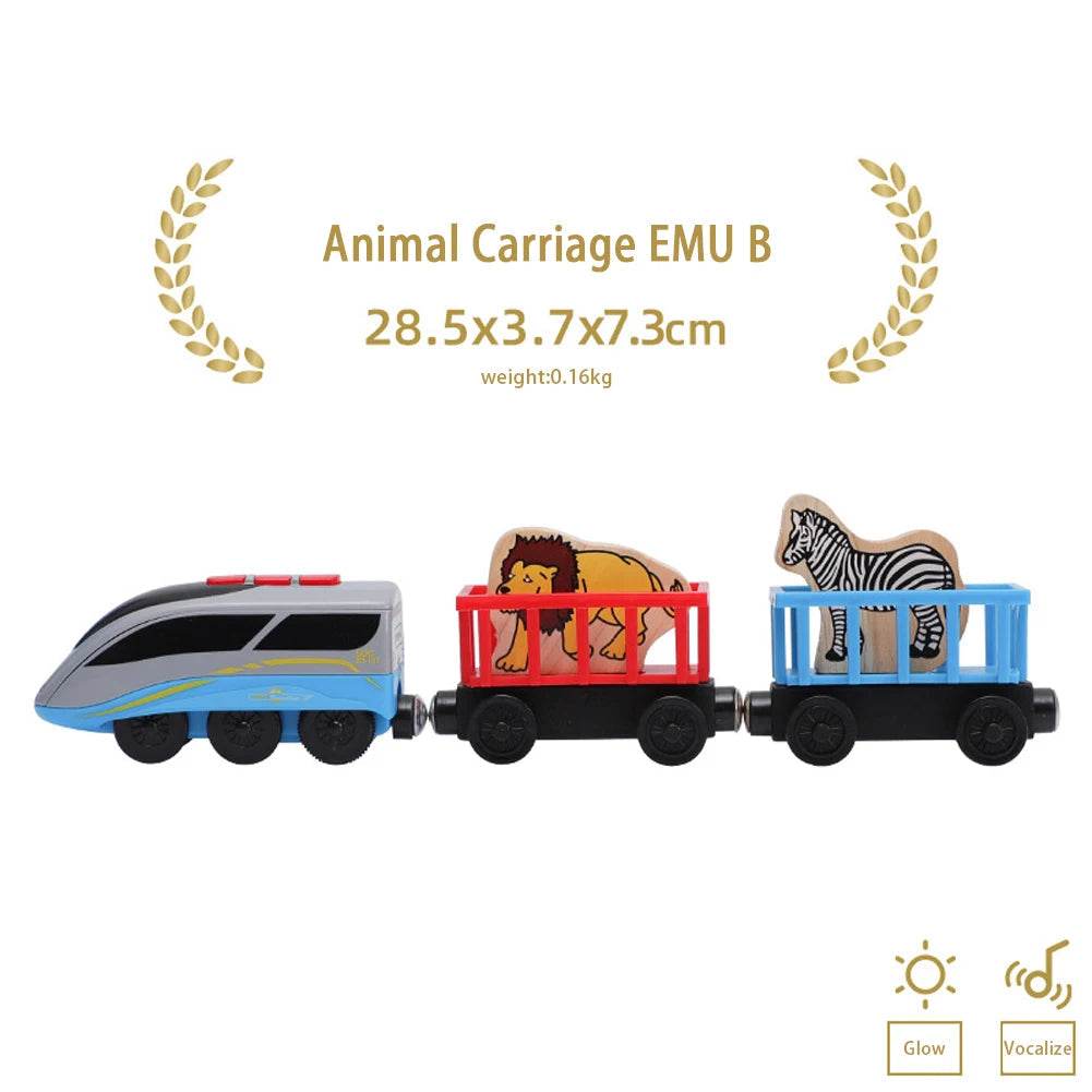 Diverse 11-Style Electric Train Set - Fun Diecast Magnetic Cars for Kids - ToylandEU